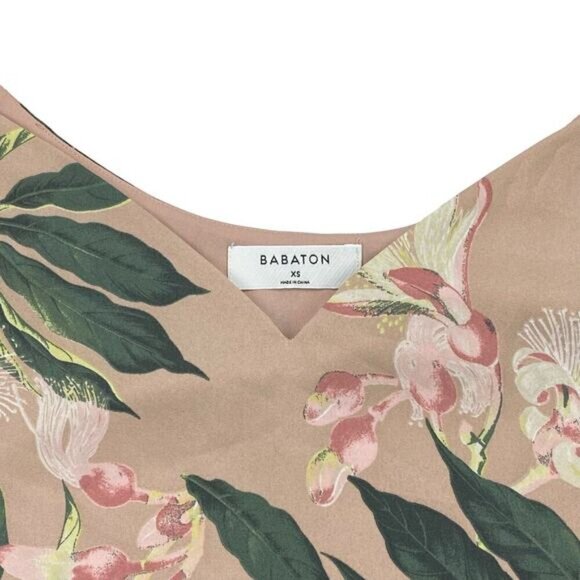 BABATON Aritzia Everly Flora Blouse Sz XS - Picture 5 of 8